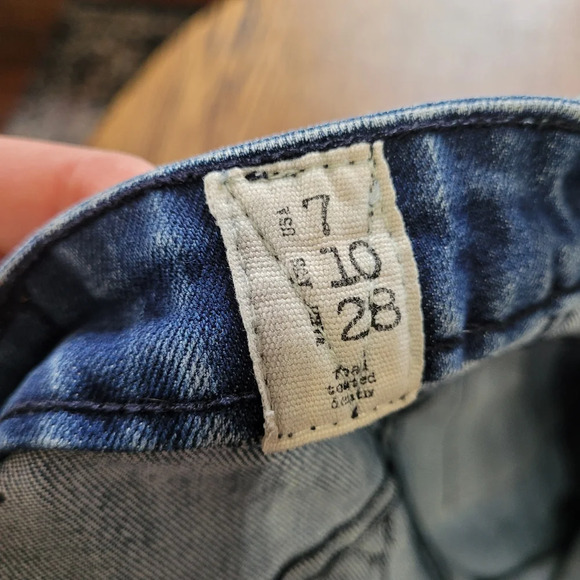 Volcom Pistol Denim Legging Dark Wash Jeans Size Junior's 7 - Picture 11 of 13